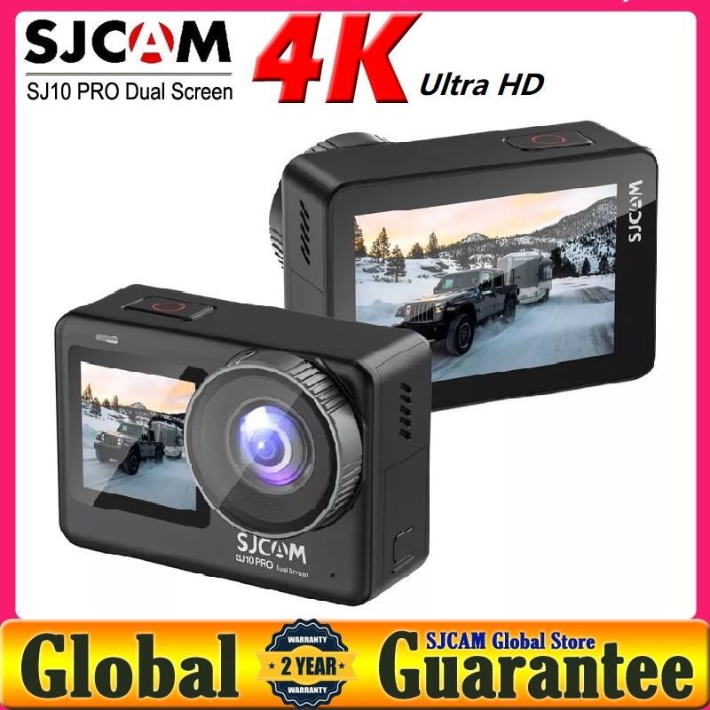 SJCAM SJ10 Pro Chuyển Đổi Màn Hình Kép Camera Hành Động 4K/60FPS H22 Chipset Mở Rộng Mic Phát Trực Tiếp Con Quay Hồi Chuyển EIS WiFi Từ Xa Thể Thao DV