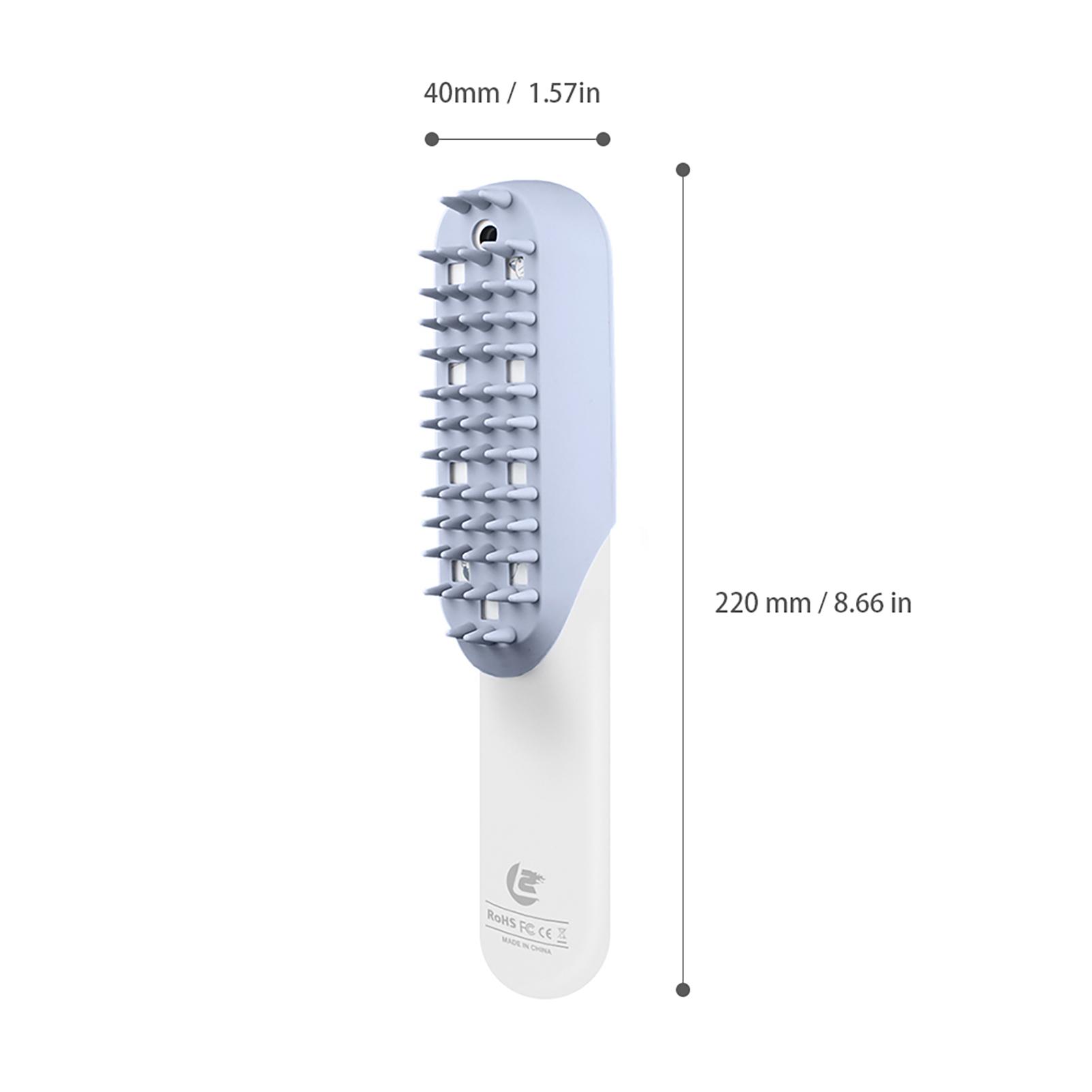 Bàn chải massage 2 trong 1 có chức năng khử mùi, lược silicon mềm để chải lông cho thú cưng