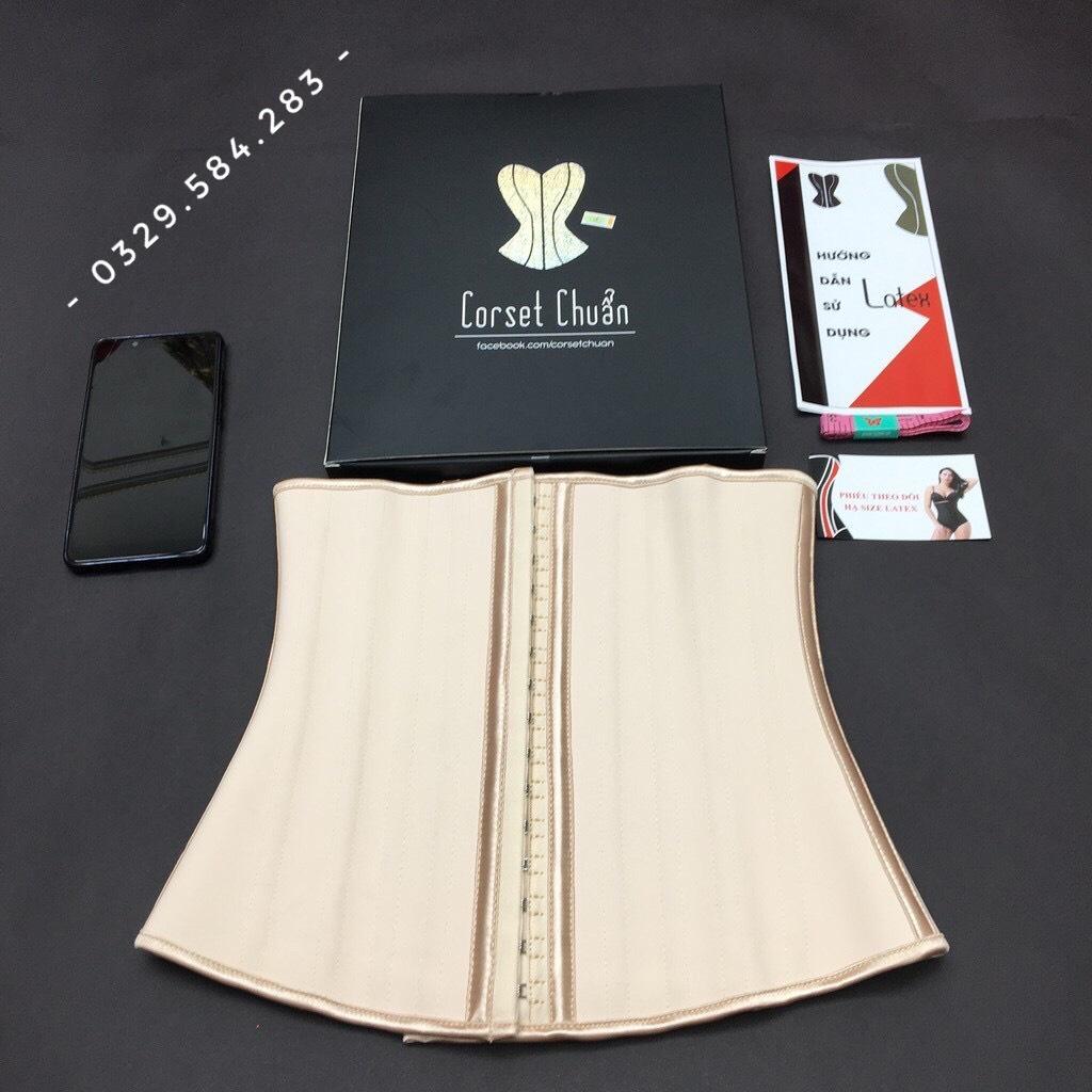 Đai nịt bụng latex giảm béo - Gen nịt bụng chống cuộn cao cấp - Nịt bụng latex Hy Lạp 25 xương
