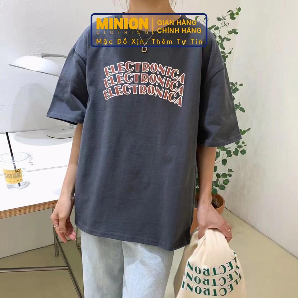 Áo thun tay lỡ MINION CLOTHING phông Unisex nam nữ tee oversize form rộng pull Ulzzang Streetwear Hàn Quốc vải mềm A3001