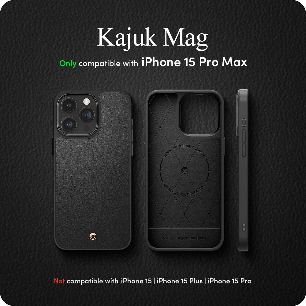 Ốp lưng cho iPhone 15 Pro/ 15 Pro Max Spigen Cyrill Max Kajuk Mag - Hàng chính hãng