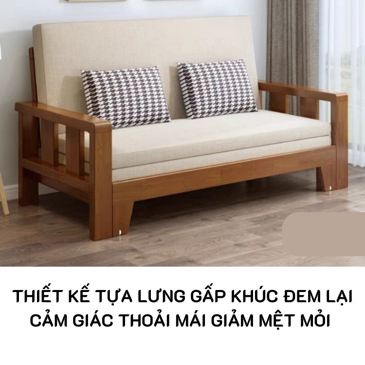 Giường Sofa Gấp Gọn Tiết Kiệm Không Gian Sống, SoFa Kéo Gấp 3 CHế Độ [Kèm Đệm+ Gối