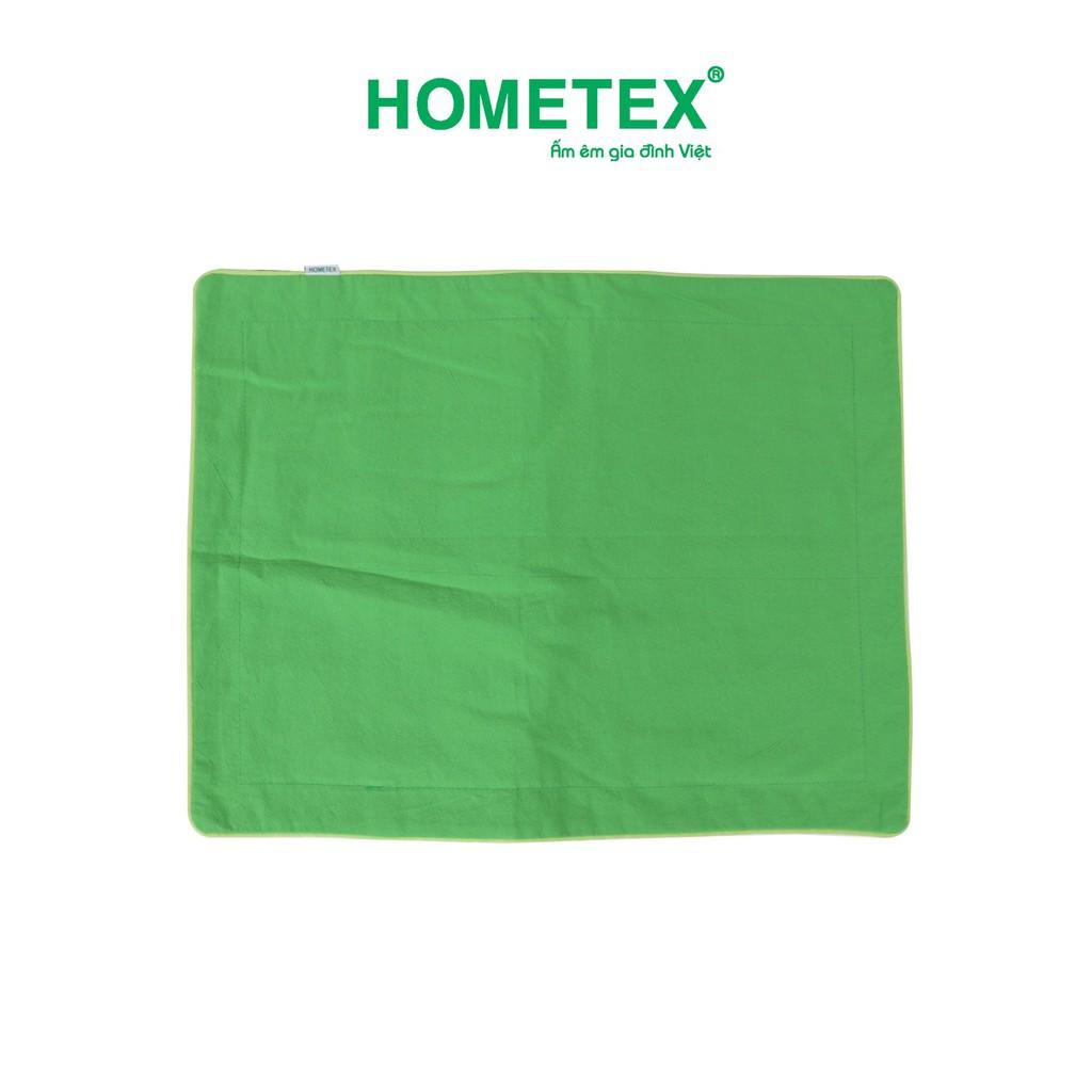 Áo gối đầu cho bé size 30x40cm viền bèo cotton xốp màu Hometex