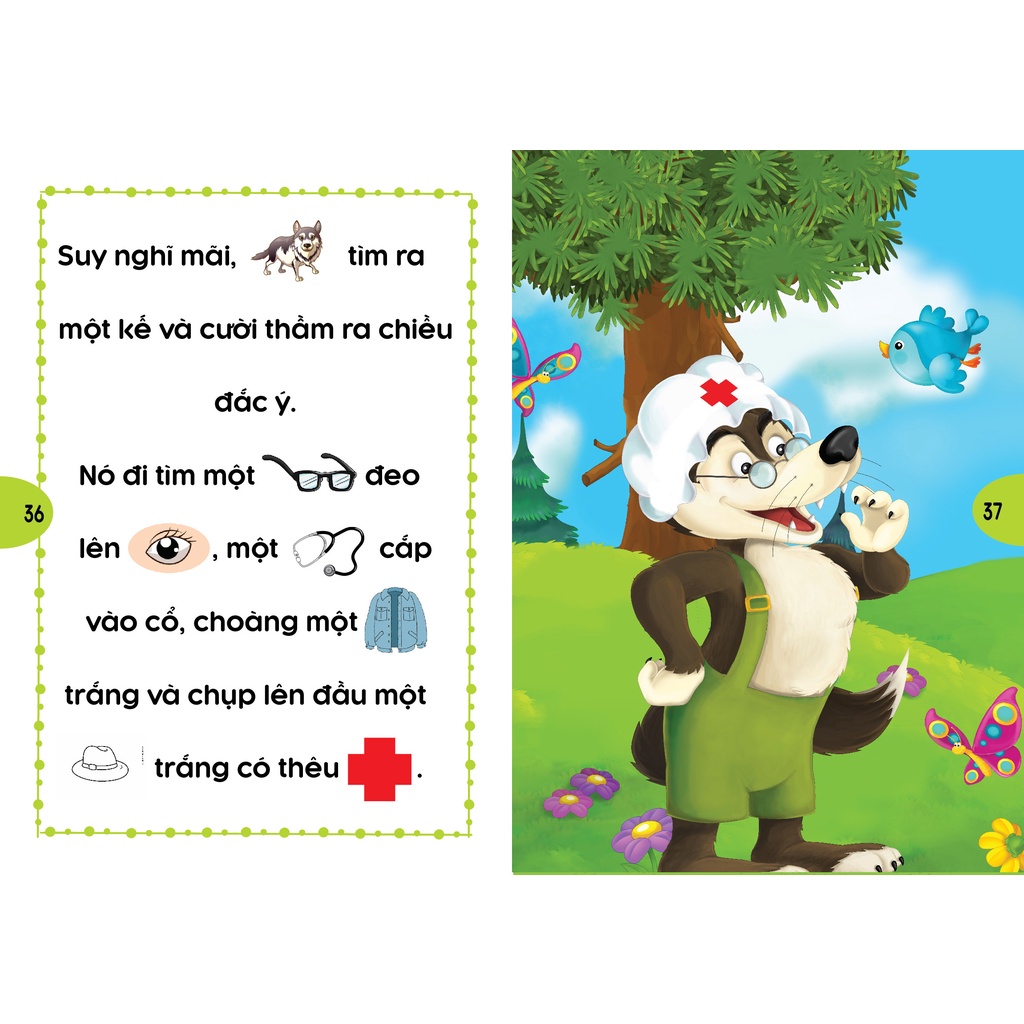 Combo 2 Quyển Phát Triển Tư Duy Và Ngôn Ngữ Cho Bé - Truyện Đọc Bằng Hình Ảnh - Truyện Ngụ Ngôn Thế giới đặc sắc -