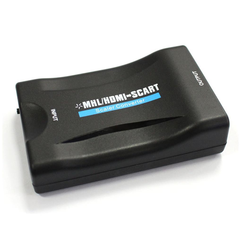 1080P MHL HDMI To Scart Audio Video Converter Adapter For HD TV DVD EU