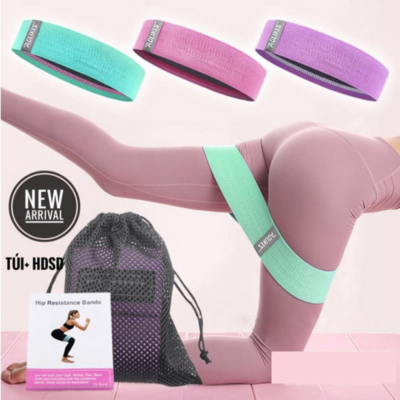 Combo 2 Sản Phẩm Tập Thể Dục Tại Nhà - YOGA QG:  Thảm Tập Yoga 2 Lớp TPE 6mm +  Bộ 3 Dây Kháng Lực Tập Mông, Tay, Chân, Đùi (Tặng kèm Túi Đựng)- Hàng Chính Hãng