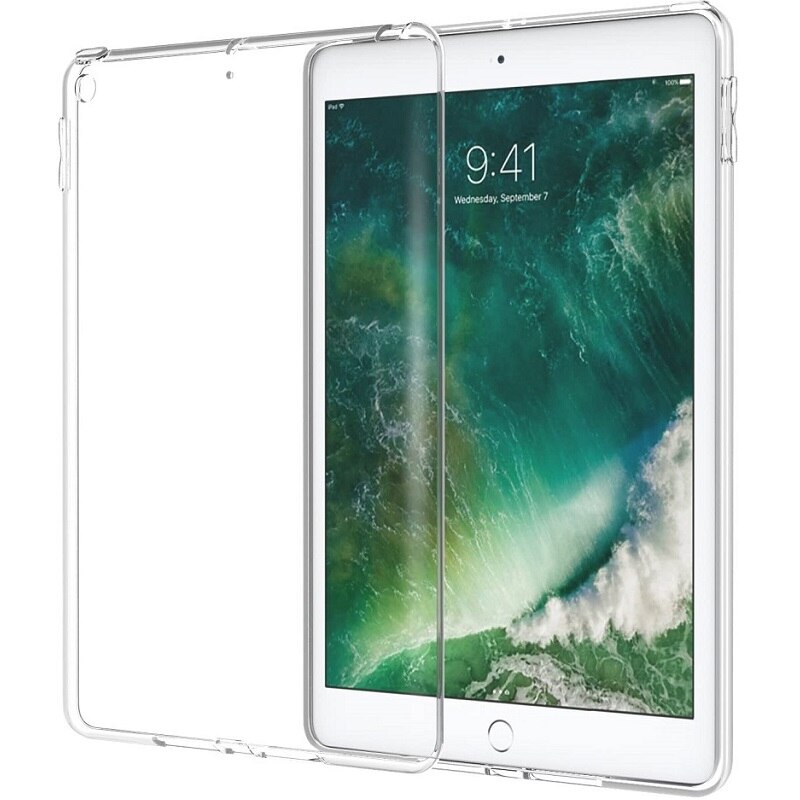 Ốp Lưng Silicon Dẻo Trong Suốt Cho iPad 10.2 Gen 9 Chống Sốc, Chống Va Đập