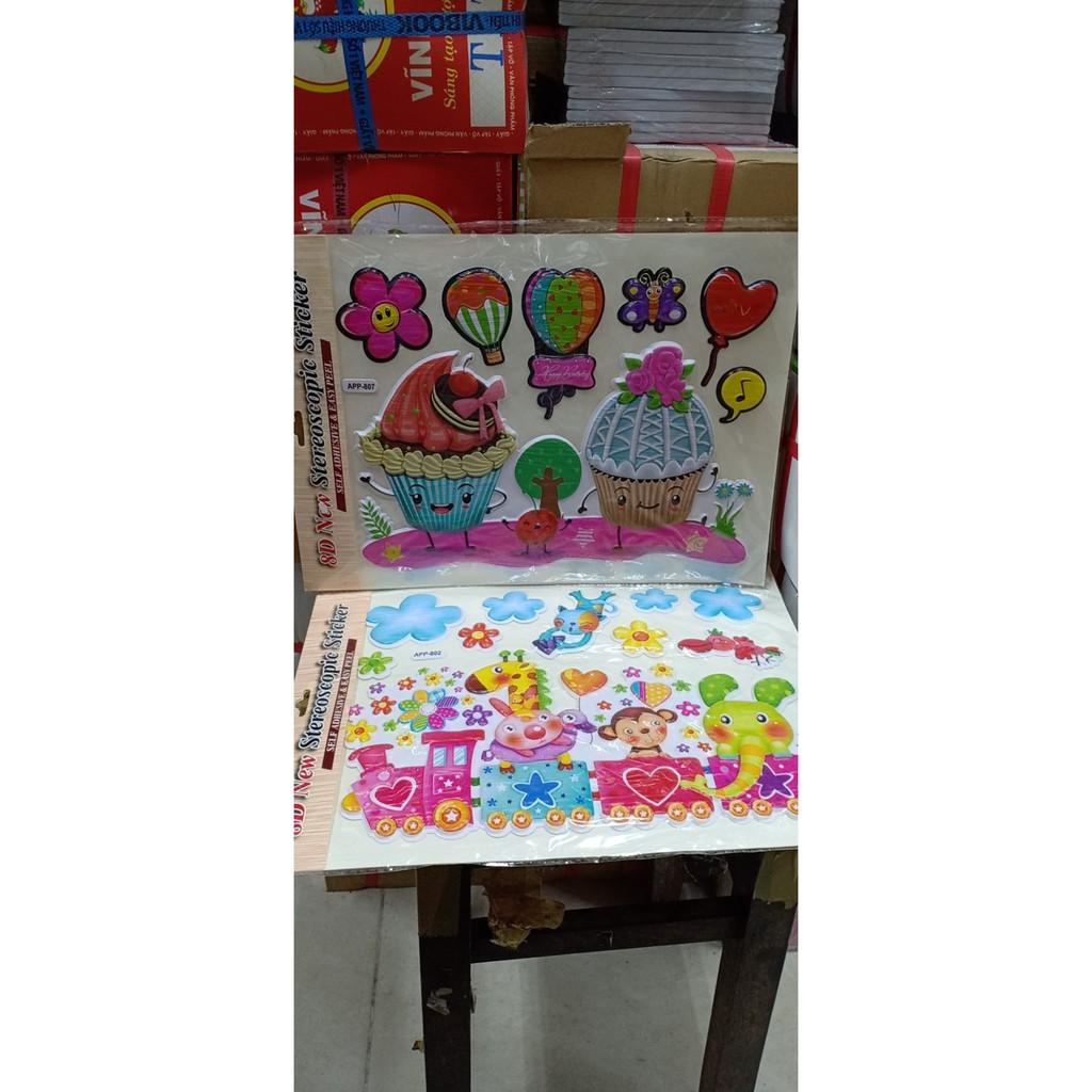 Sticker 3D Dán Tường