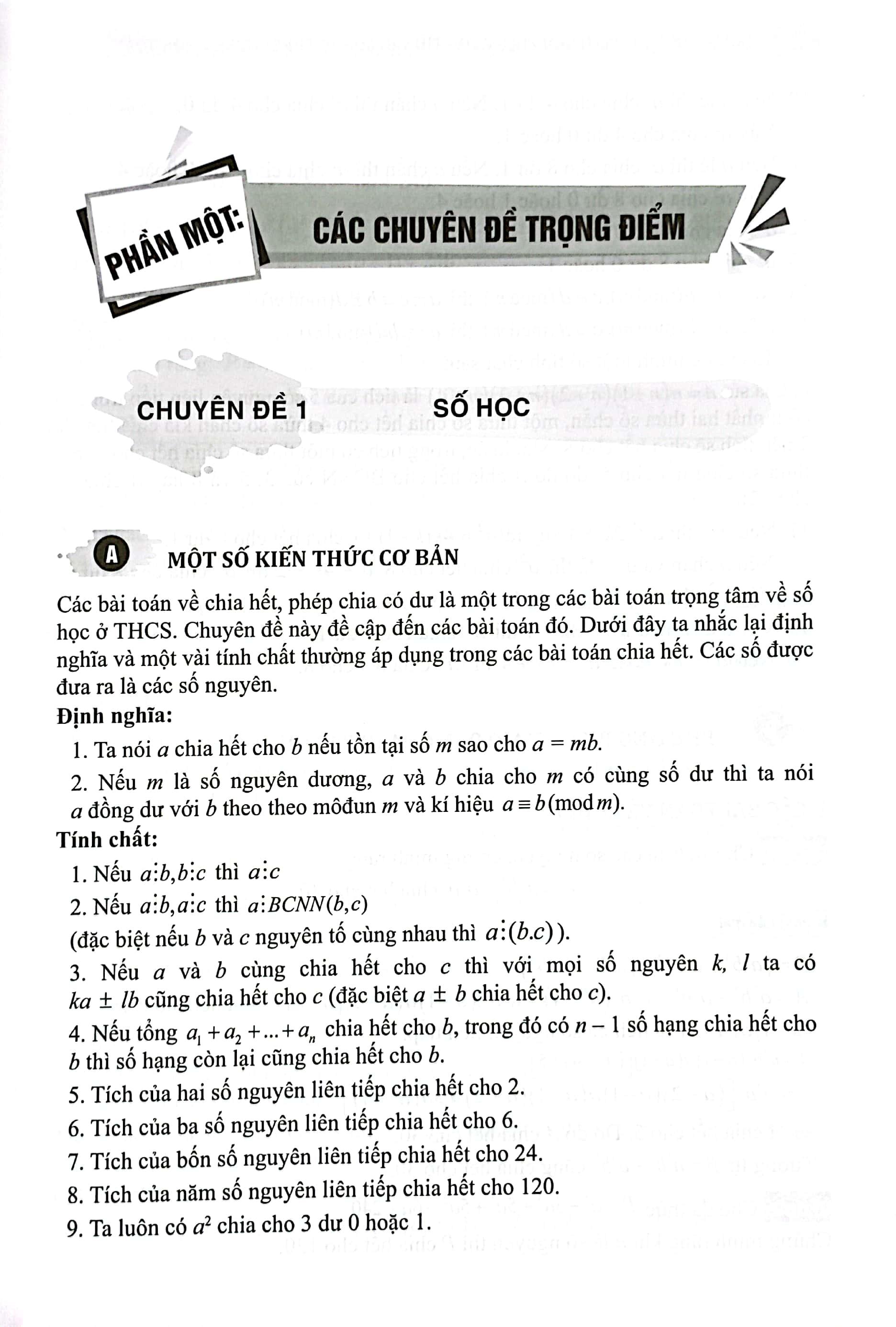 Bồi Dưỡng Học Sinh Giỏi THCS Và Ôn Thi Vào Lớp 10 THPT Chuyên Môn Toán