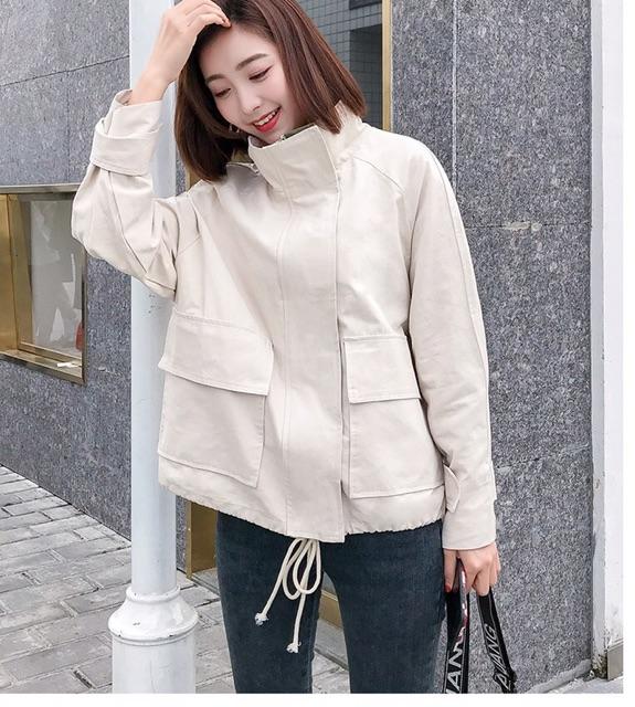 Áo khoác kaki nữ