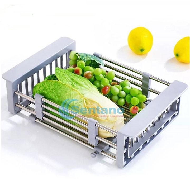 Chậu Rửa Chén Bát Inox 304 Đúc Kích Thước 8245cm Có Cài Dao, Gác Thớt.