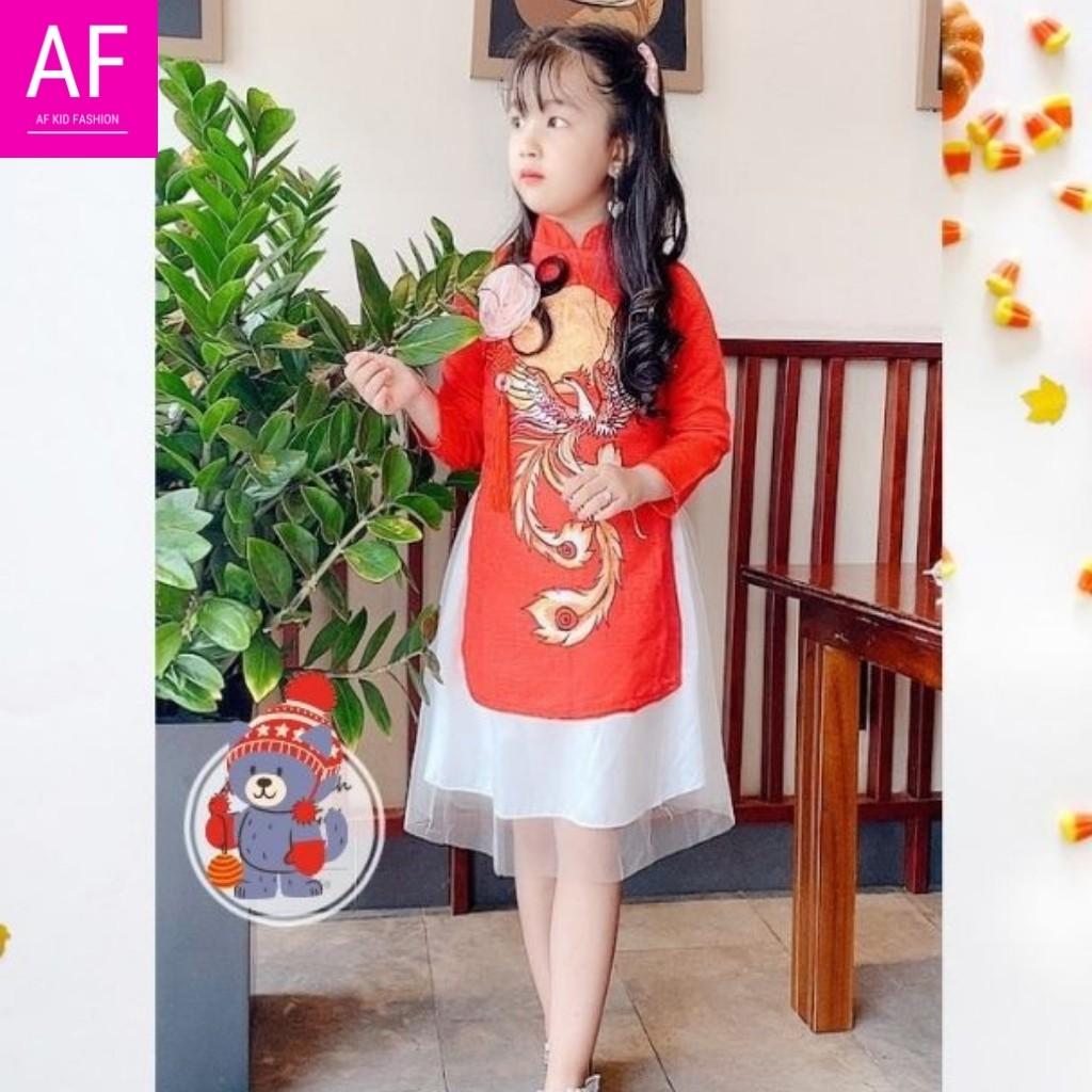 Áo Dài Tết Cho Bé - Áo Dài Cách Tân Chất Lụa Gấm Cao Cấp (Size Đại Từ 22-40kg) Cho Bé Trai Bé Gái