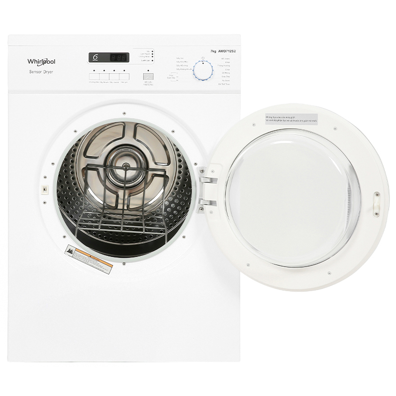 Máy sấy thông hơi Whirlpool 7 kg AWD712S2 -  Chỉ giao HCM