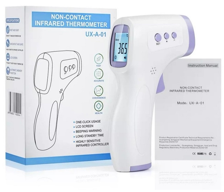 Nhiệt kế hồng ngoại cảm biến thông minh không tiếp xúc đo trán UX-A-01