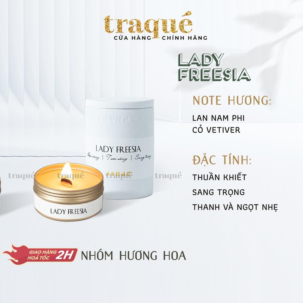 Nến thơm tinh dầu Aurae - dòng Signature - SX tại VN - LADY FREESIA