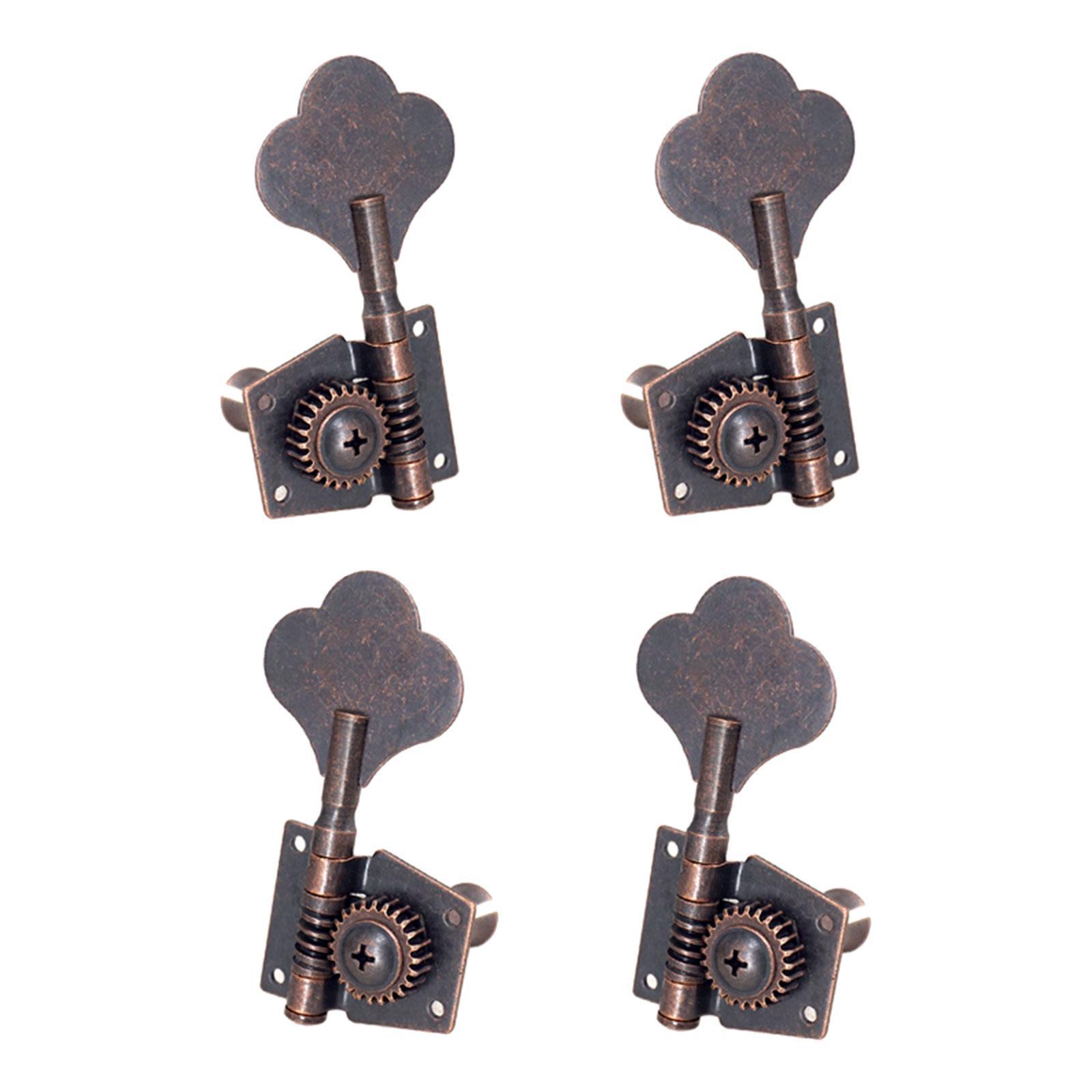 Electric Bass Guitar Opened Tuning Pegs Tuner Machine Heads Tuning Keys Buttons Guitar Parts Machine Head Tuner