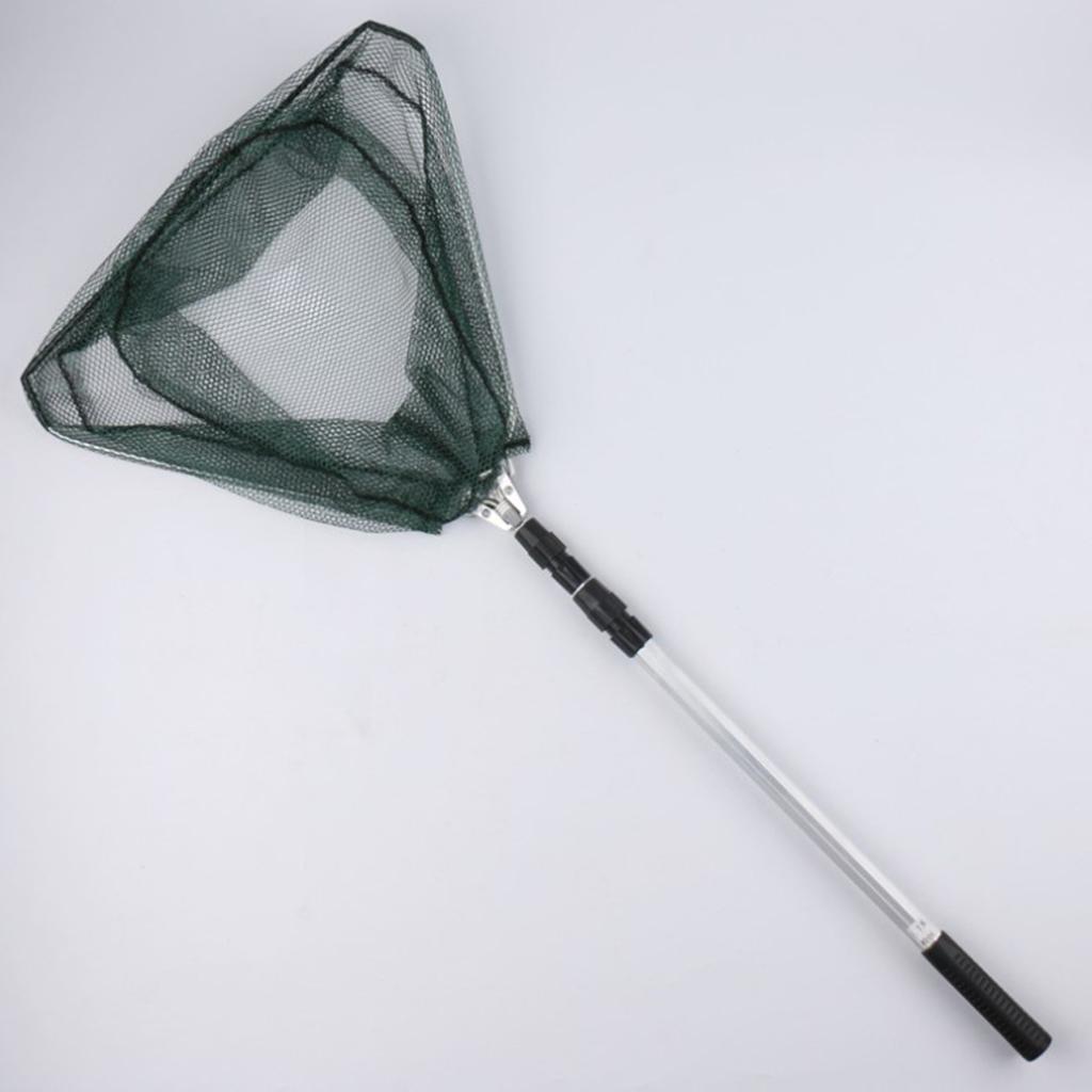 Folding Fly Fishing Net Fishing Landing Net Nylon Mesh Catch And Release