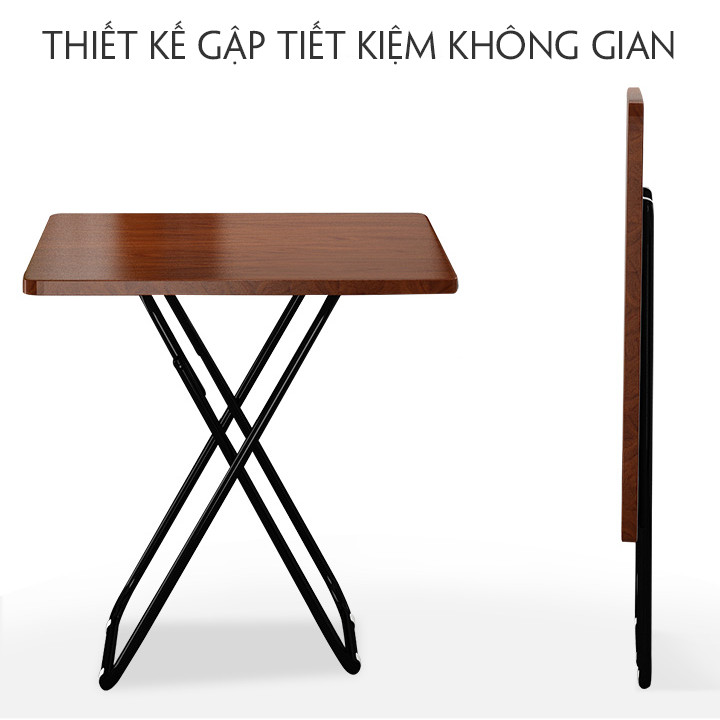 BÀN ĂN GẤP GỌN KÈM 4 GHẾ - Trắng