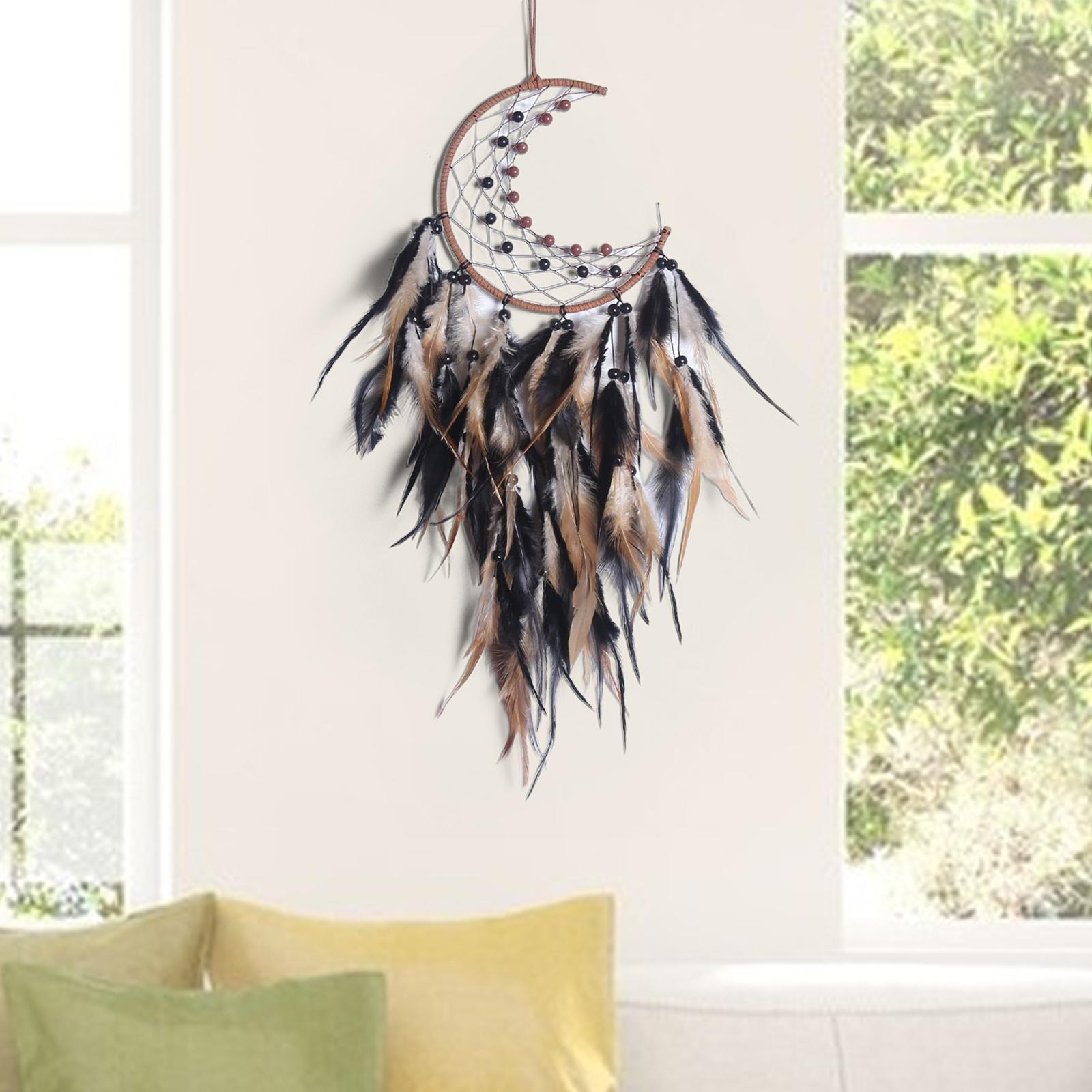 Boho Macrame Wall Hanging Handmade Braided Wall Decor Pendant for Party Home Decoration