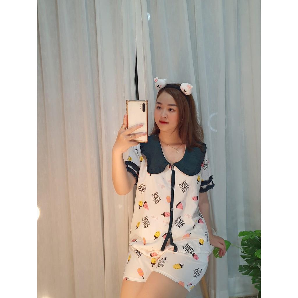 Đồ Bộ pijama Đũi Tiểu Thư- form ĐÙI 40-60kg