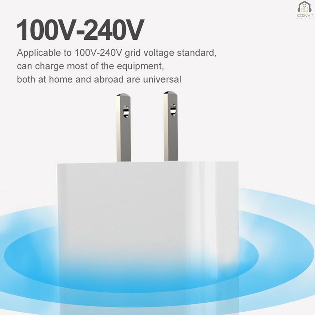 Củ sạc cổng USB loại C 18W cho điện thoại thông minh iOS Android Tablet PC