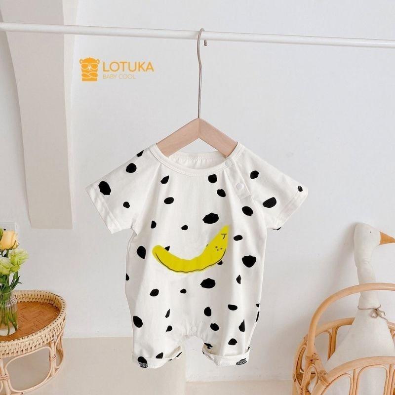 Body đùi bé trai bé gái, bodysuit cho bé LOTUKA dễ thương, body chip mẫu quần sơ sinh từ 3-12kg