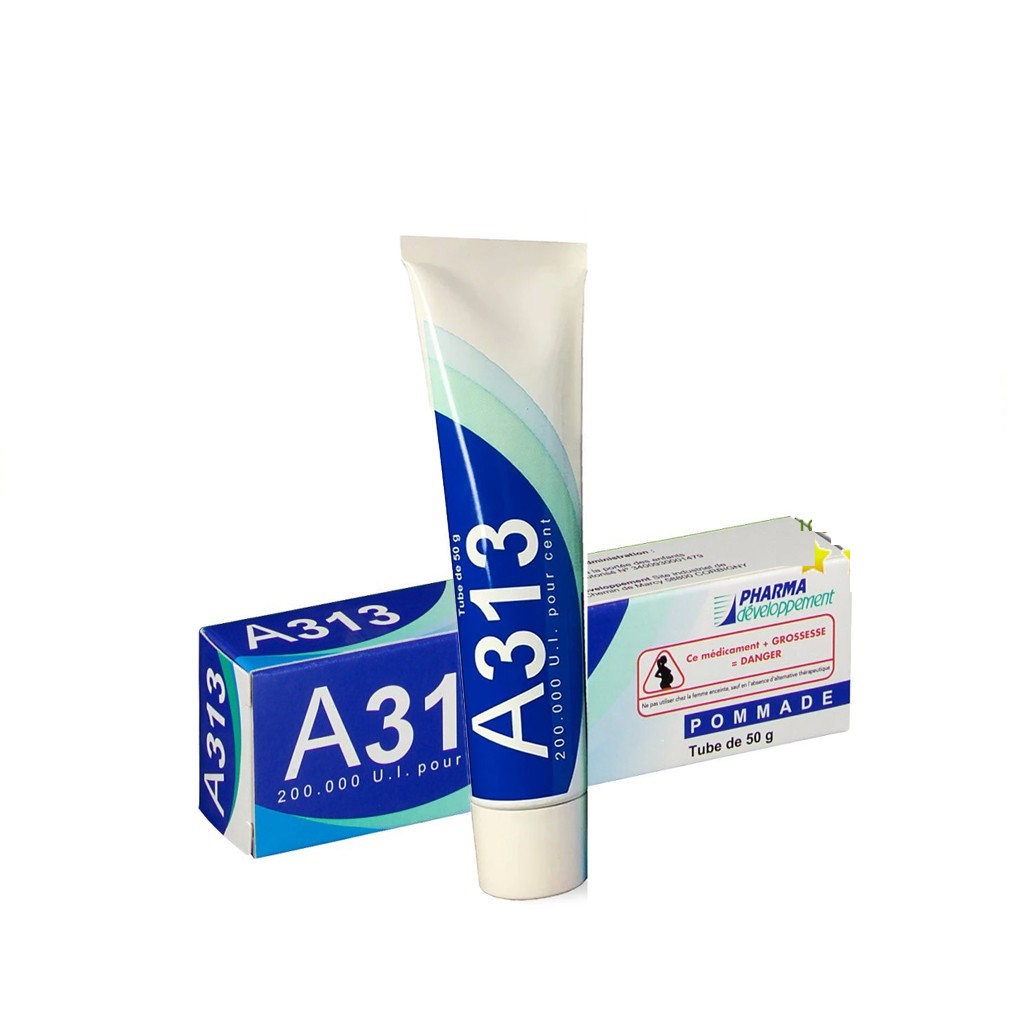 Kem A313 Pommade Retinol Cream Ngừa Mụn, Chống Lão Hóa, Hỗ Trợ Giảm Nếp Nhăn 50g