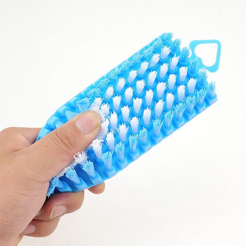 Cleaning Brush Kitchen Chores Multifunctional Soft Fur Brush Bendable Laundry Brush Shoe Brush Bathroom Cleaning Brush