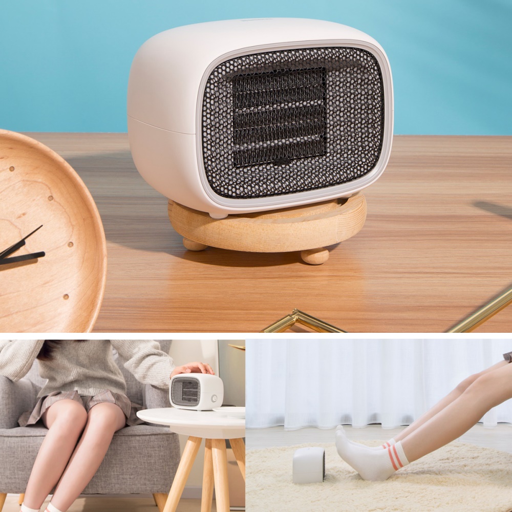 Máy sưởi mini BASEUS ( Warm Little White Fan Heater )- Hàng chính hãng