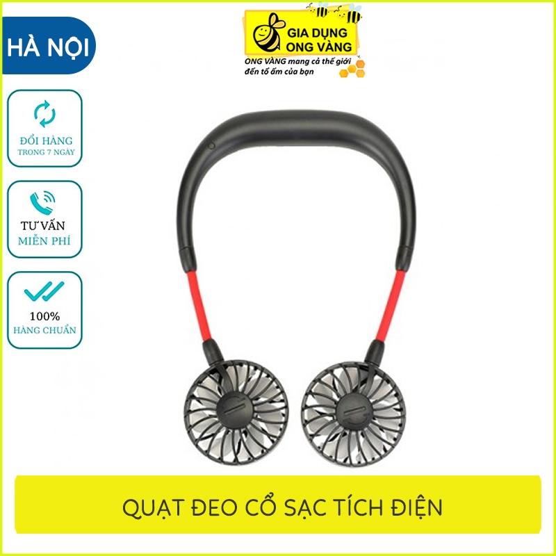 ️Bảo Hành 3 Tháng️ Quạt Mini Mùa Hè Đeo Cổ Tích Điện Gấp Gọn, Điều Chỉnh Hướng Theo Ý Muốn Tiện Dụng Cho Mùa Hè 2021