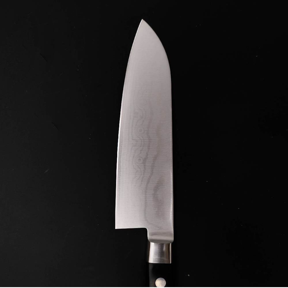 Dao bếp Nhật cao cấp Tojiro DP 37 lớp Damascus VG10 Santoku F659 (170mm) - Dao thái đa năng 3 trong 1 - dao bếp Nhật chính hãng