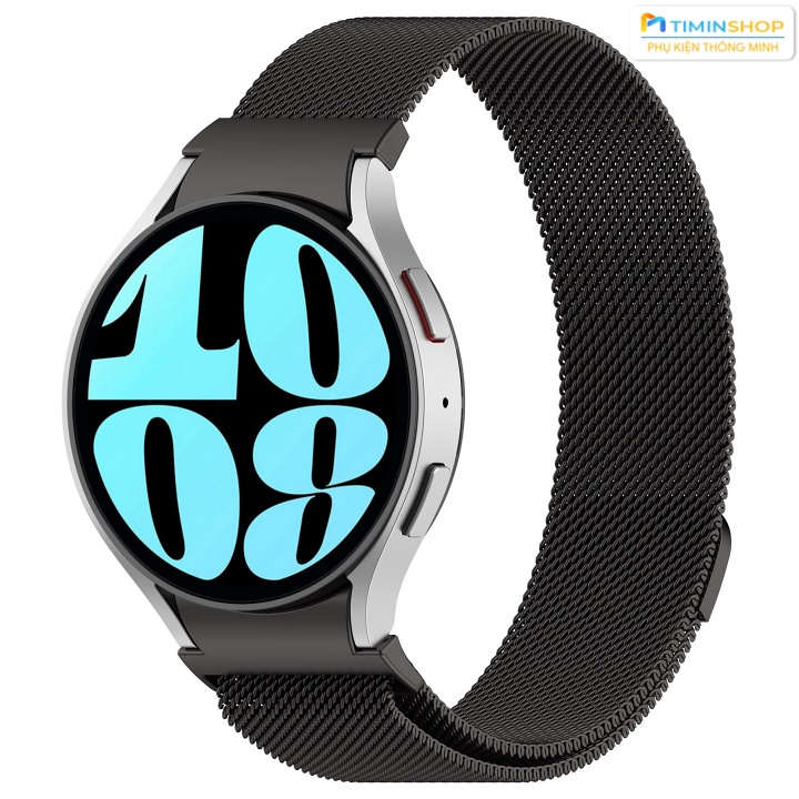 Dây Thép cho Samsung Watch 6/ 6 Classic/ 5/ 5 Pro/ 4/ 4 Classic/ 3 41mm - khóa bấm
