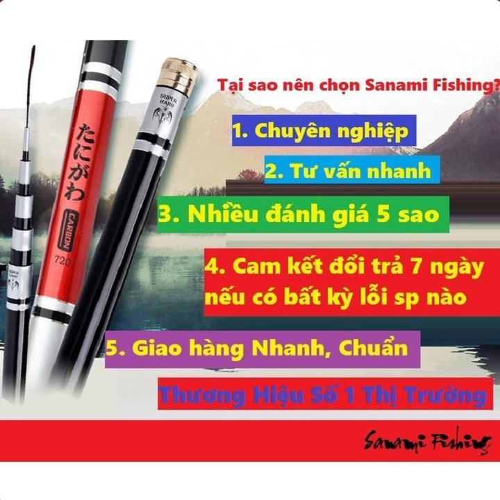 Bộ cần câu lure máy ngang cao cấp Souke ngang BCC08 - Sanami Fishing