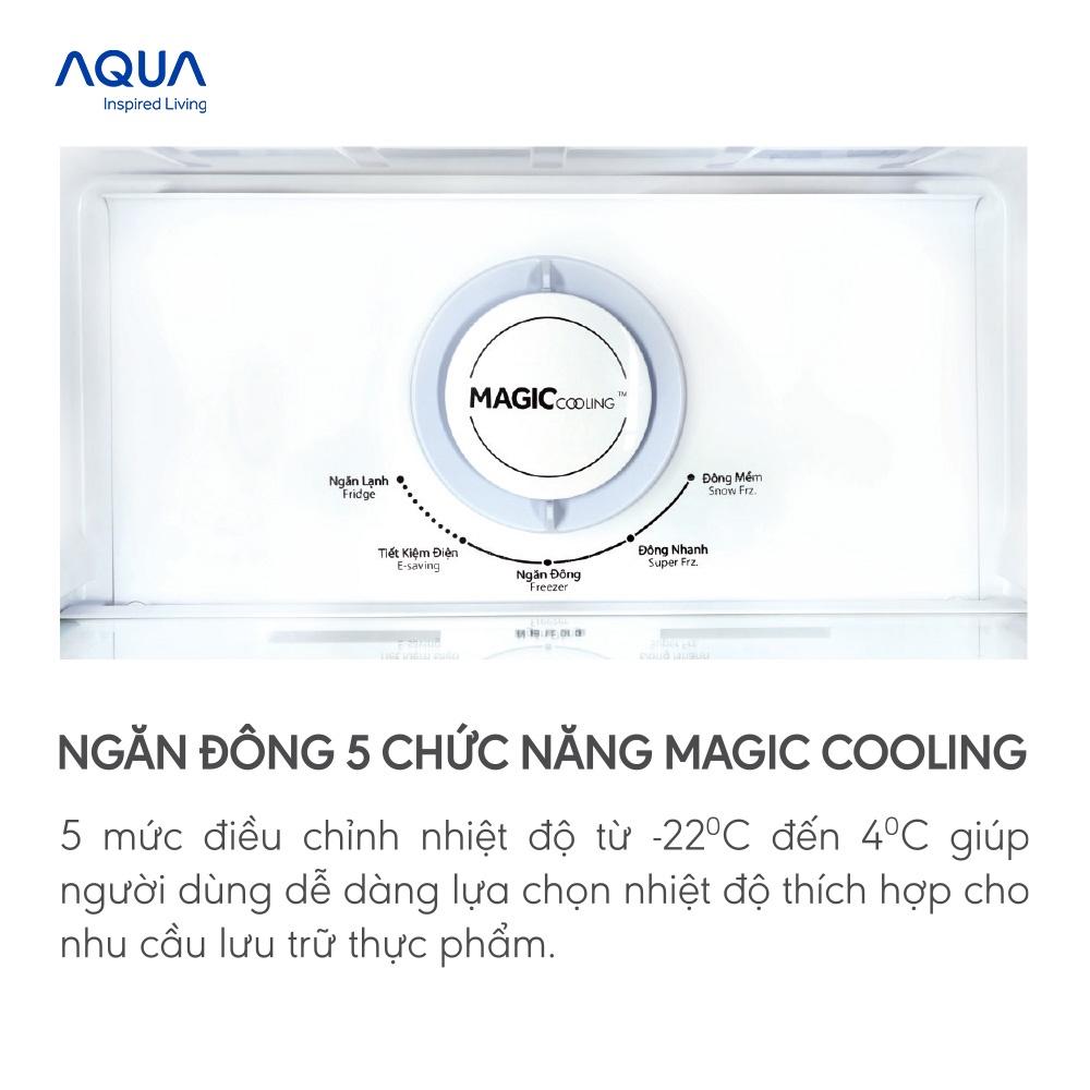 Tủ lạnh ngăn đông trên Aqua 235 Lít AQR-IG248EN(GB) - Hàng chính hãng - Giao hàng Toàn Quốc