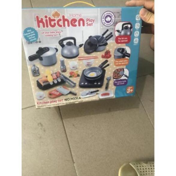 BỘ NẤU ĂN KITCHEN 36 món với các chi tiết Sz to cho bé thỏa sức vui chơi