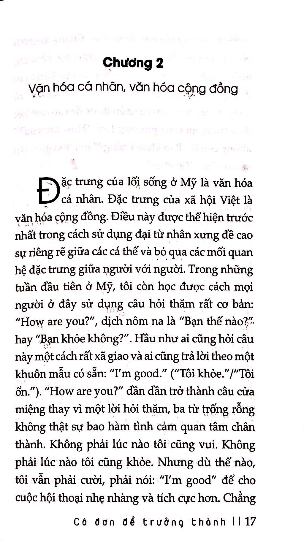 Cô Đơn Để Trưởng Thành