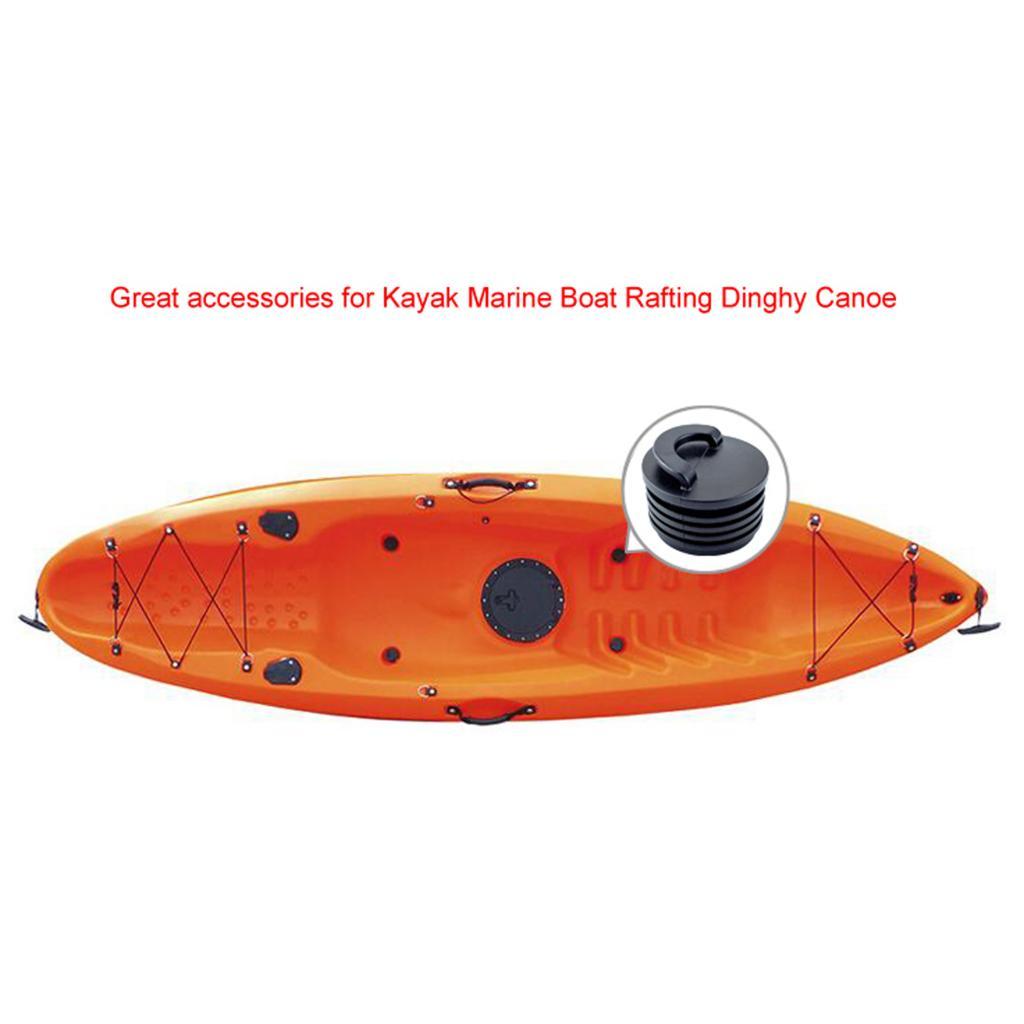 Rubber Kayak Marine Boat Scupper Plugs Drain Holes Stoppers Bungs Durable