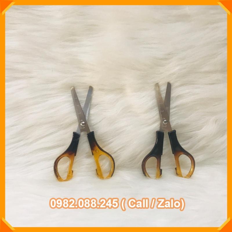 Kéo thủ công đầu tròn an toàn, Kéo có thước đo tiện lợi
