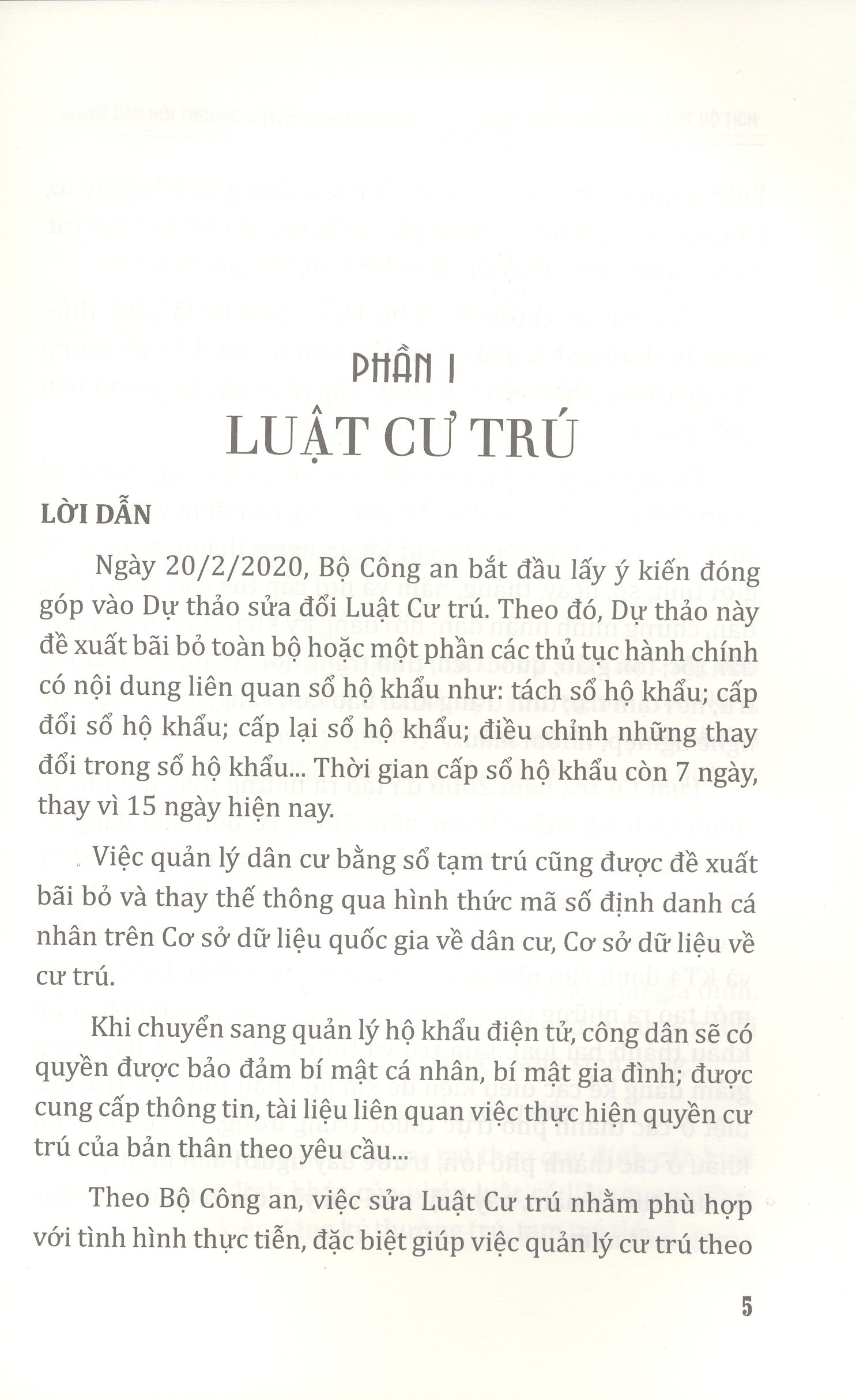 Những Câu Hỏi Thường Gặp Trong Luật Cư Trú, Luật Căn Cước Công Dân, Luật Hộ Tịch