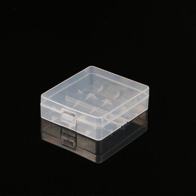 Hộp nhựa đựng và bảo quản cell pin 18650 tiện dụng chứa được 4 cell pin có móc Treo