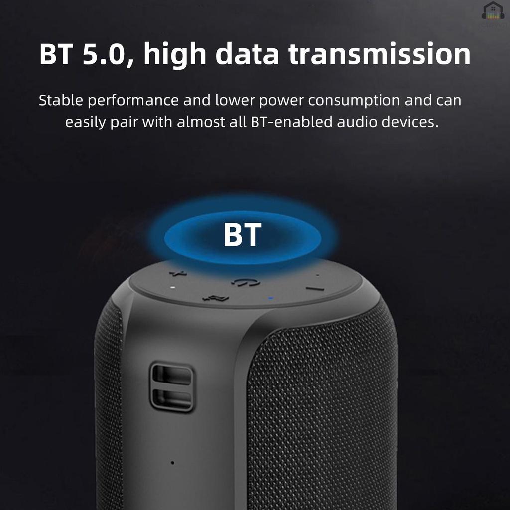 Loa bluetooth 5.0 không dây âm thanh siêu trầm hỗ trợ thẻ TF/AUX IN
