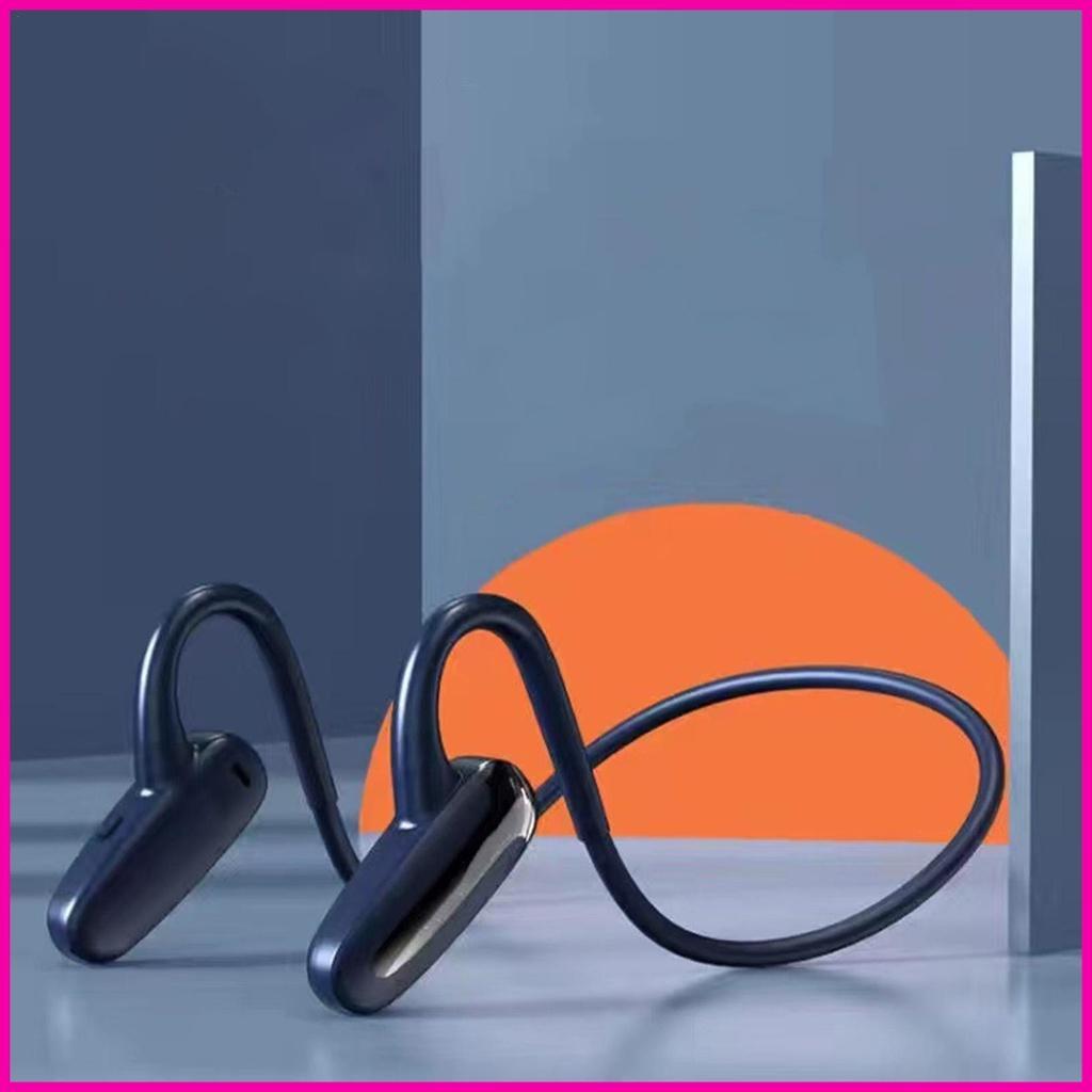 Tai Nghe Truyền Âm Qua Xương 5.0 Răng Xanh Dương Có Micro Dùng Khi Tập Gym/Leo Núi/Chạy Bộ