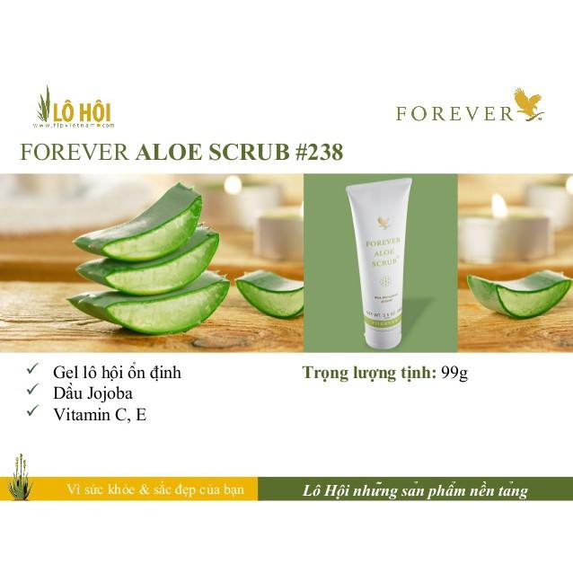 SỮA RỬA MẶT TẨY TẾ BÀO CHẾT Forever Aloe Scrub_238flp