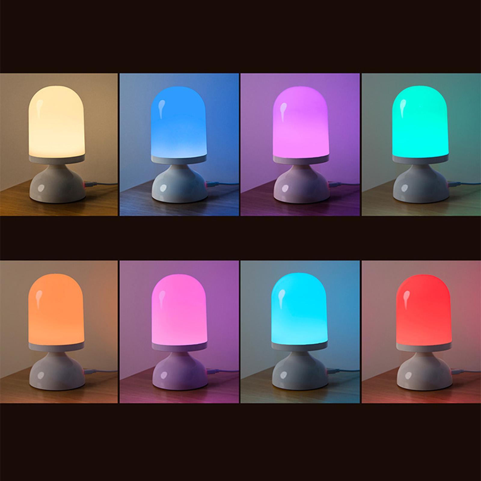 Smart LED Night Light Voice Control Lamp Rechargeable for Living Room