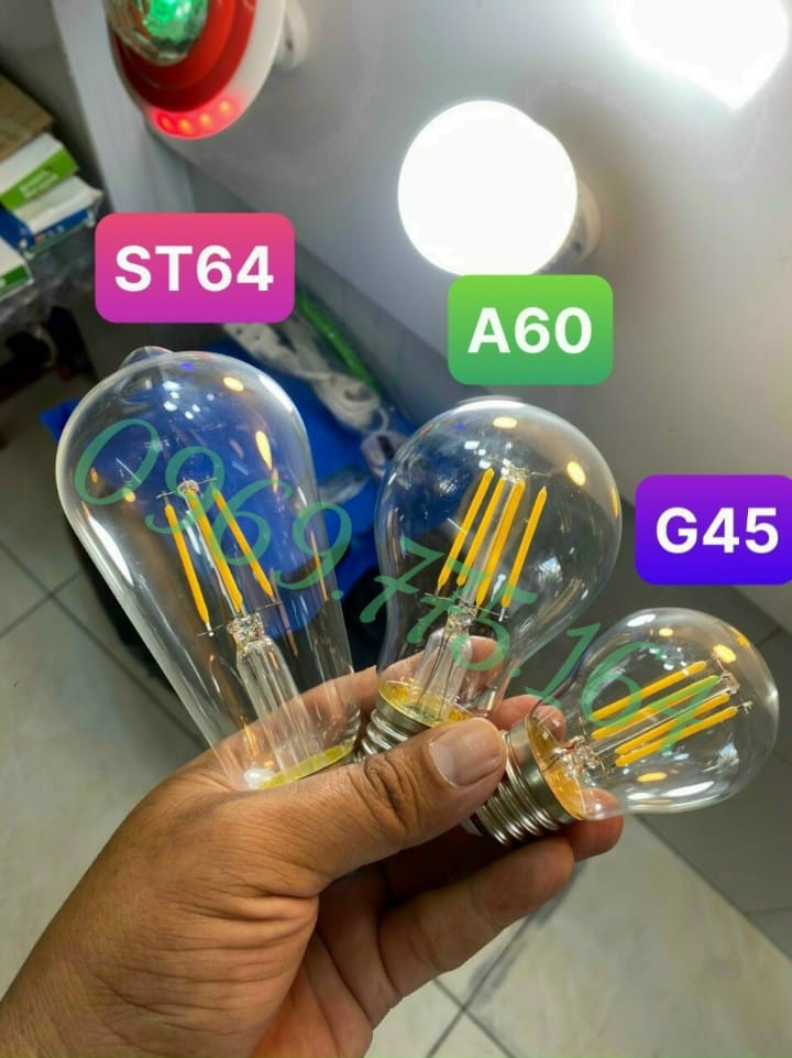 Bóng đèn LED sợi tóc EDISON - T64-4W