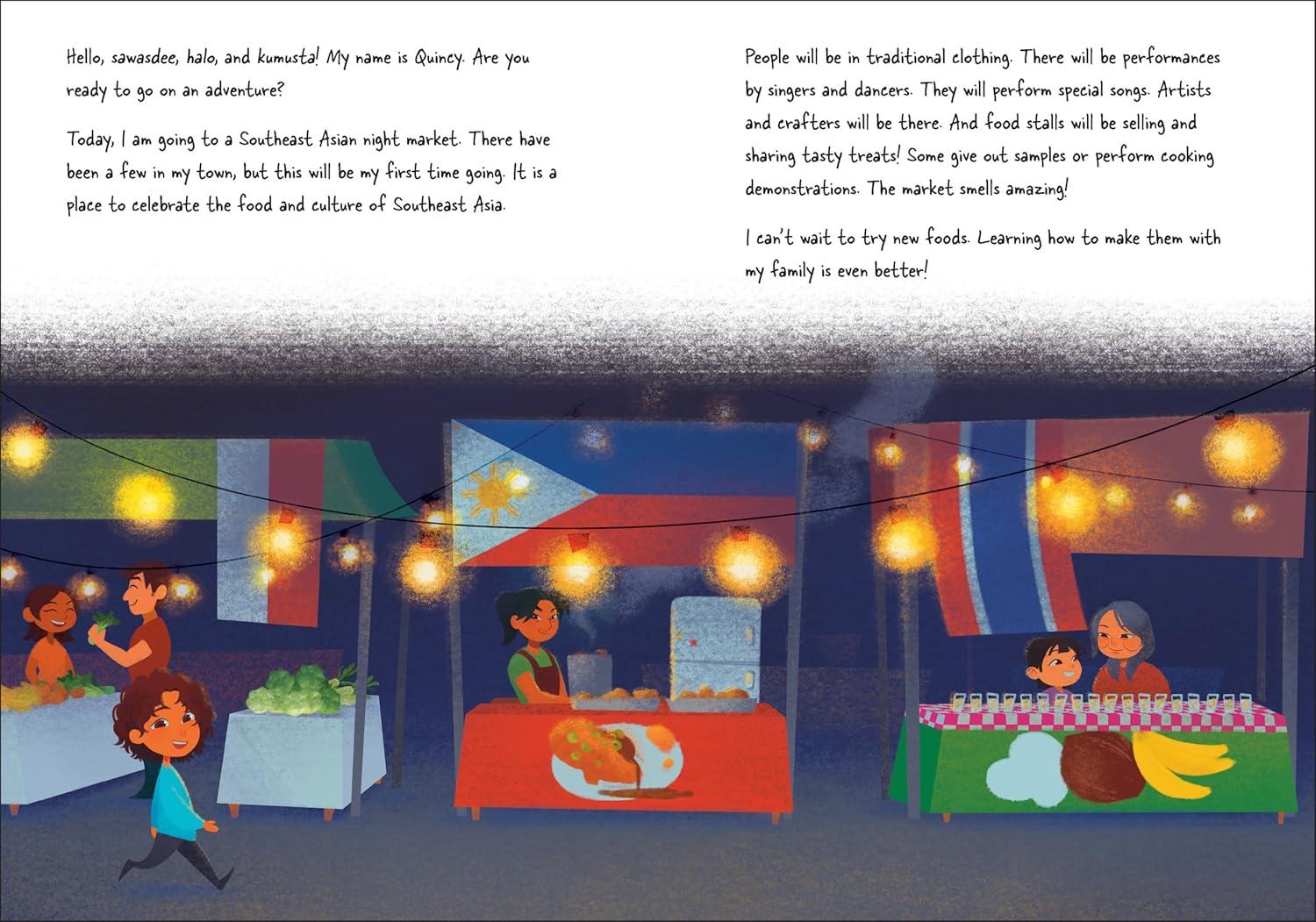 Sách ngoại văn: Quincy Goes To The Southeast Asian Night Market