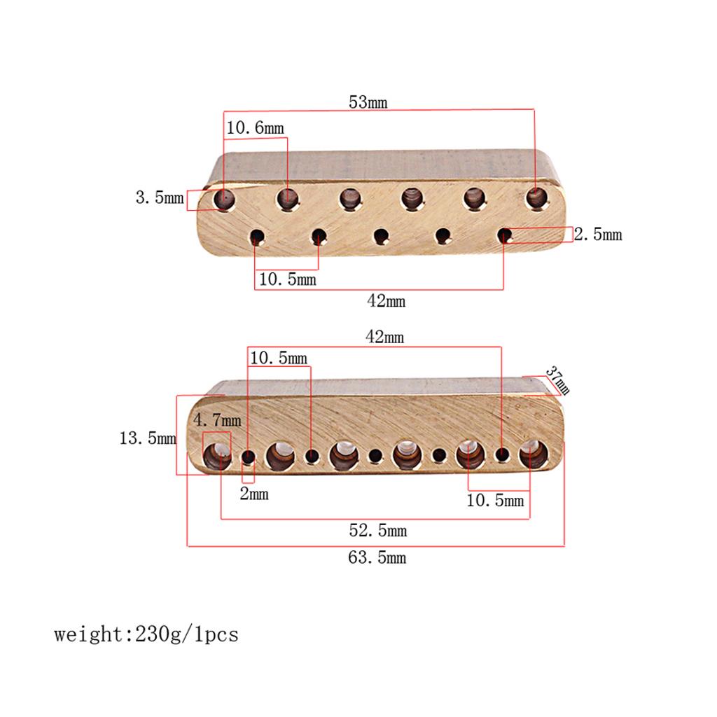 Đồng Tremolo Khối với Kẽm Hợp Kim Cổ Tấm ST Đàn Guitar Điện