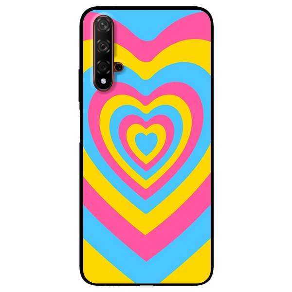 Ốp lưng dành cho Huawei Nova 5T - Tim Cầu Vồng