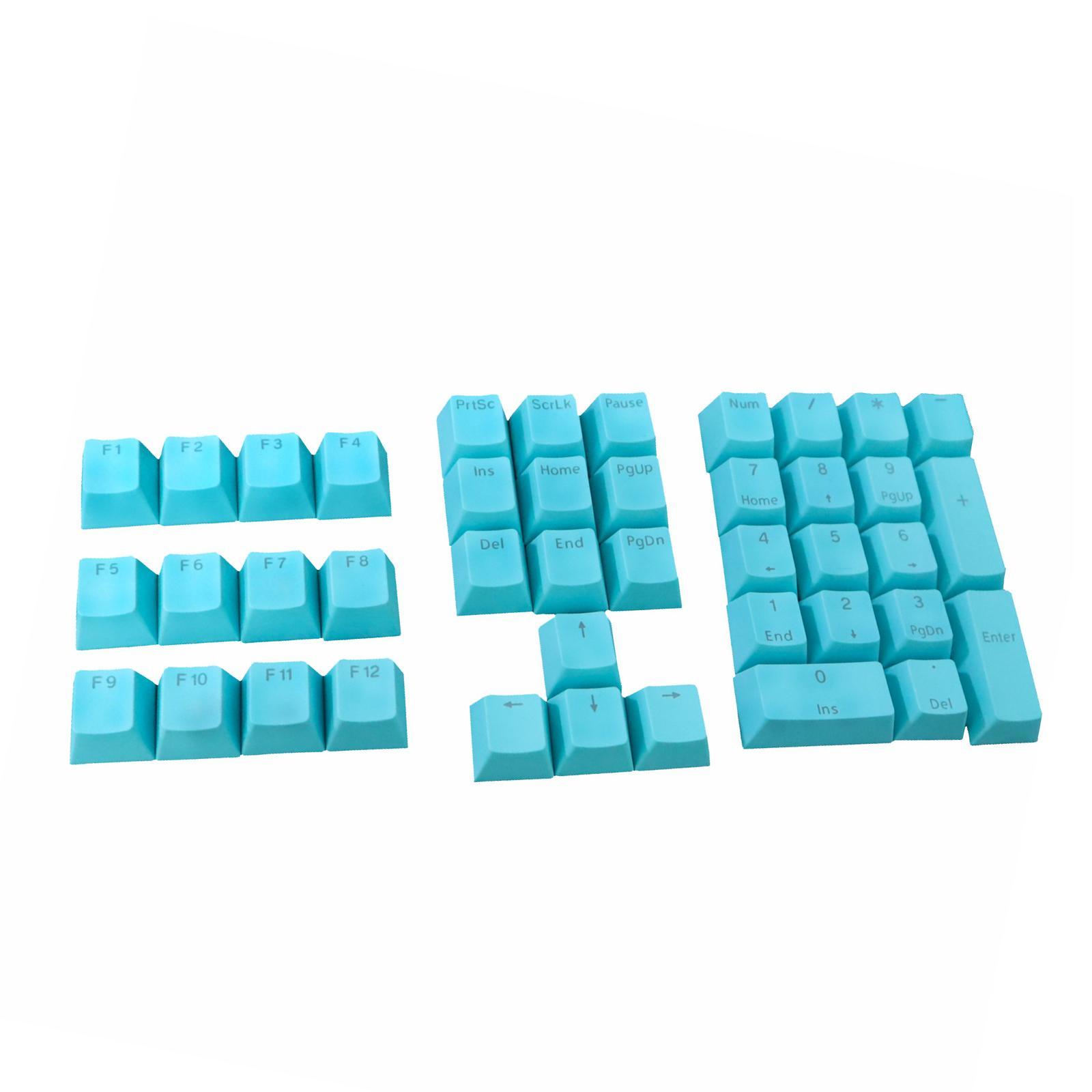 DIY PBT Key Caps Cover  for Cherry Mechanical Keyboard 42 Keycaps Blue