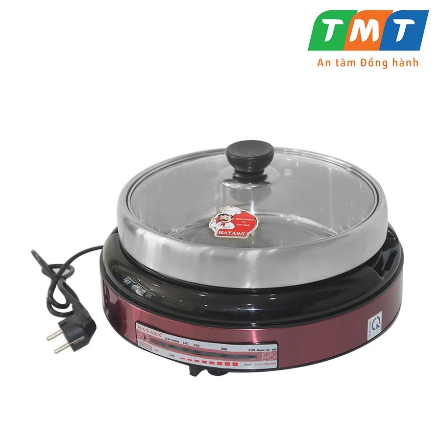 [HÀNG CHÍNH HÃNG] Nồi lẩu điện đa năng 4.5L Hayasa HA-690